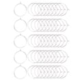 thumbnail image 2 of Earring Rings,50Pcs Earring Beading Hoop Stainless Steel Earring Beading Hoop Wine Glass Rings Performance Driven, 2 of 14