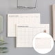 thumbnail image 4 of 2 Blocs De Calendario Mensuales De Papel, Colecciones De Planificadores Para Notas, Agenda Y Semana 2 piezas, 4 of 7