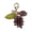 C, variant on Keychain Pendant, Grape Bunch Shape Purse Pencil Case Pendant with Universal Lobster Clasp Decorative Keyring Charm