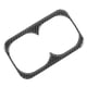 thumbnail image 3 of Ajuste del soporte de la taza del coche, etiqueta engomada del soporte del agua trasero del coche Ajuste del soporte de la taza trasero del coche de la fibra de carbono Ajuste de la cubierta del almac, 3 of 14