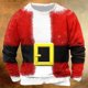 thumbnail image 1 of Sudadera sin capucha para hombre, informal, a la moda, con cuello redondo, estampado navideño, jersey de manga larga, blusa de poliéster para hombre, 1 of 5