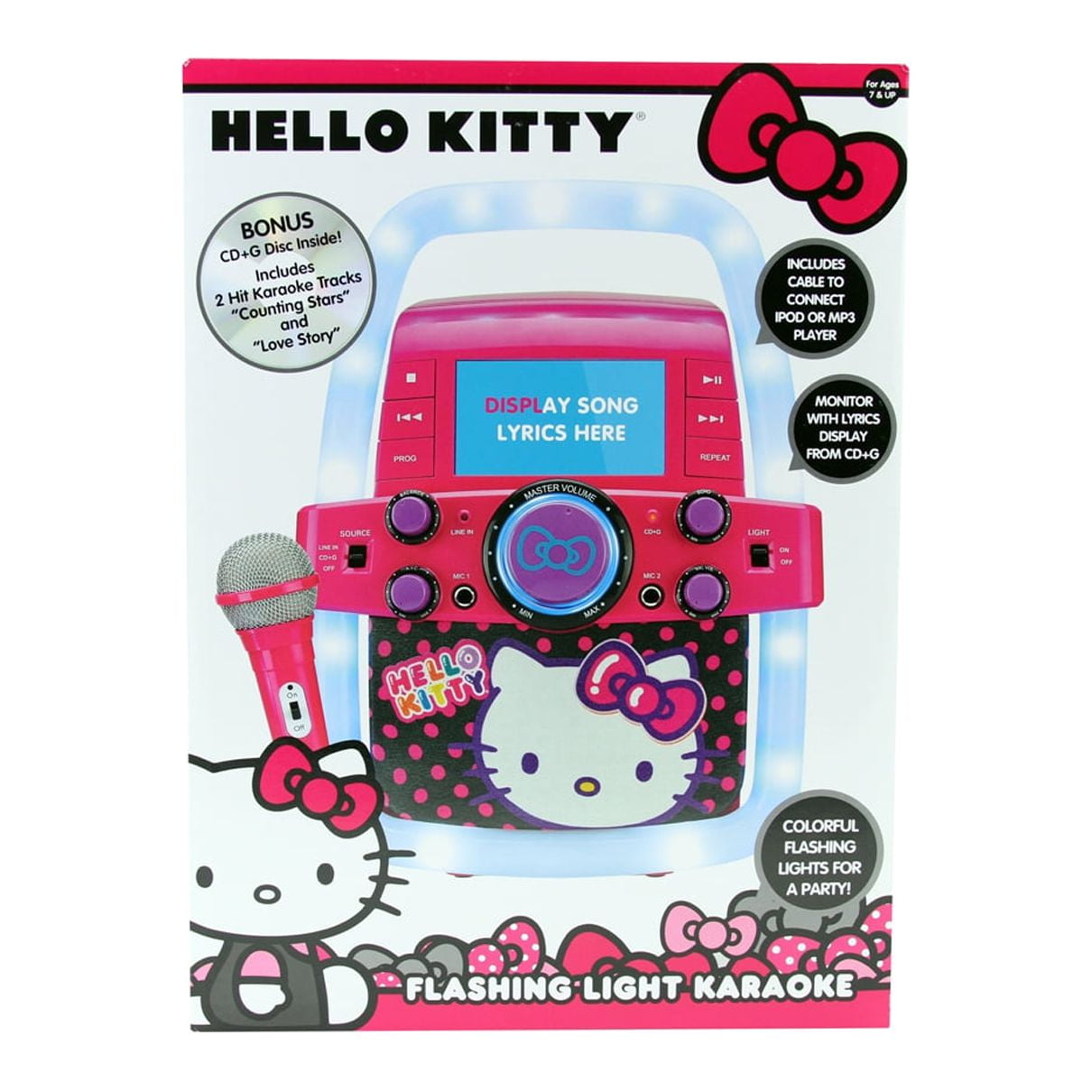 Sakar KO2-10009 Hello Kitty Flashing Bar with Color Screen