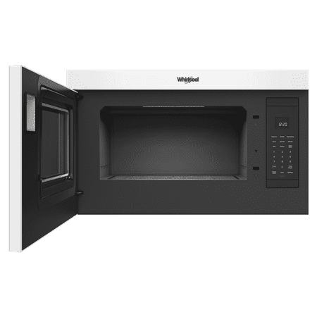 Whirlpool - 1.1 Cu. Ft. Over-the-Range Microwave with Flush Built-in Design - White