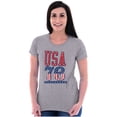 thumbnail image 5 of Patriotic USA 76 American Flag Womens Slim Fit Graphic Tee Brisco Brands S, 5 of 6