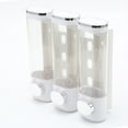 Shampoo and Conditioner Dispenser, Pollock Shower Dispenser 3 Chamber Shampoo Dispenser for
