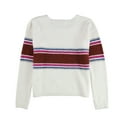 thumbnail image 2 of P.J. Salvage Womens Fuzzy Striped Pajama Sweater, Off-White, Medium, 2 of 2