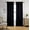 Black, variant on One Lillian Room Darkening Blackout Insulated Curtain Panel with Grommets, 84" Long, Black