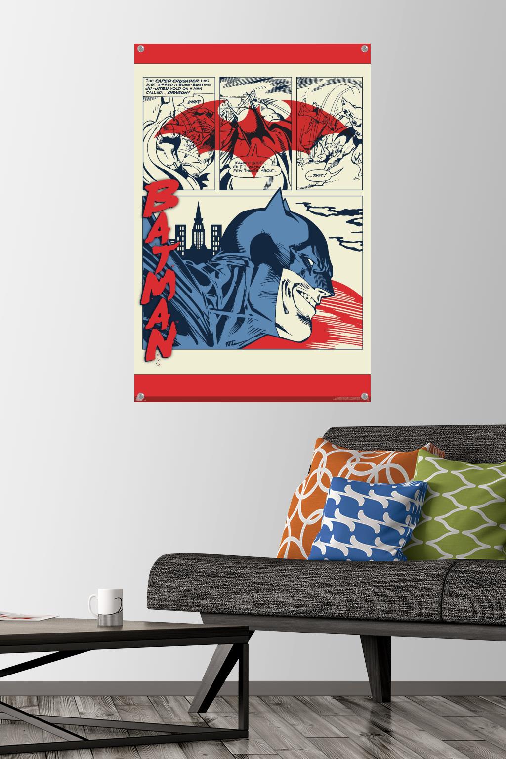 DC Comics Batman - Comics Wall Poster with Pushpins, 22.375" x 34"
