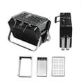 thumbnail image 1 of Parrilla de Carbón Compacta: Estufa de Barbacoa Portátil de Mesa para Cocinar Al Aire Libre, Ideal para Viajes en RV, Picnics, Patios y Jardines, 1 of 5