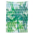 thumbnail image 3 of Ambesonne Geometric Forest Tablecloth Rectangular Table Cover, Exotic Hawaii, 52"x70", Jade Green Sea Green, 3 of 4