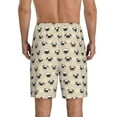 thumbnail image 5 of Cauagu Pug Dog Face Print Pajama Bottoms for Men Sleep Pajama Shorts Elastic Waistband Sleep Pajama Short Men's PJ Shorts -Large, 5 of 6