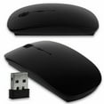 thumbnail image 2 of Simyoung Ultra Slim Optical 2.4G Wireless Mouse Mice Portable Ergonomically DPI Adjustable 3D USB Receiver for Laptops Computers Black, 2 of 5