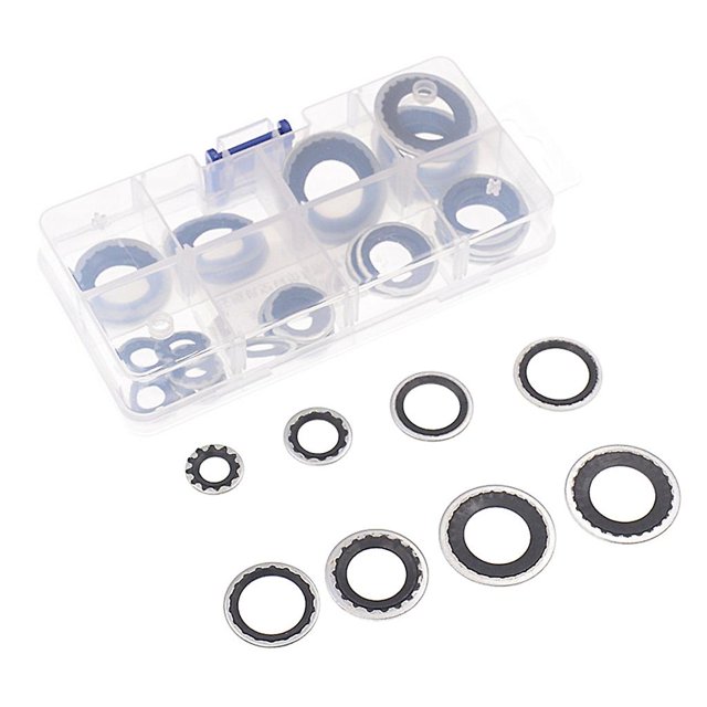 Anillo de sellado de cabeza de tubo de válvula de expansión - Kit de juntas tóricas para sistema de aire acondicionado