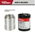 thumbnail image 2 of Hyper Tough 18 Gauge Stainless Steel Lock Wire, Includes Dispenser with Feed Hole, Resists Rust and Corrosion, 2 of 11