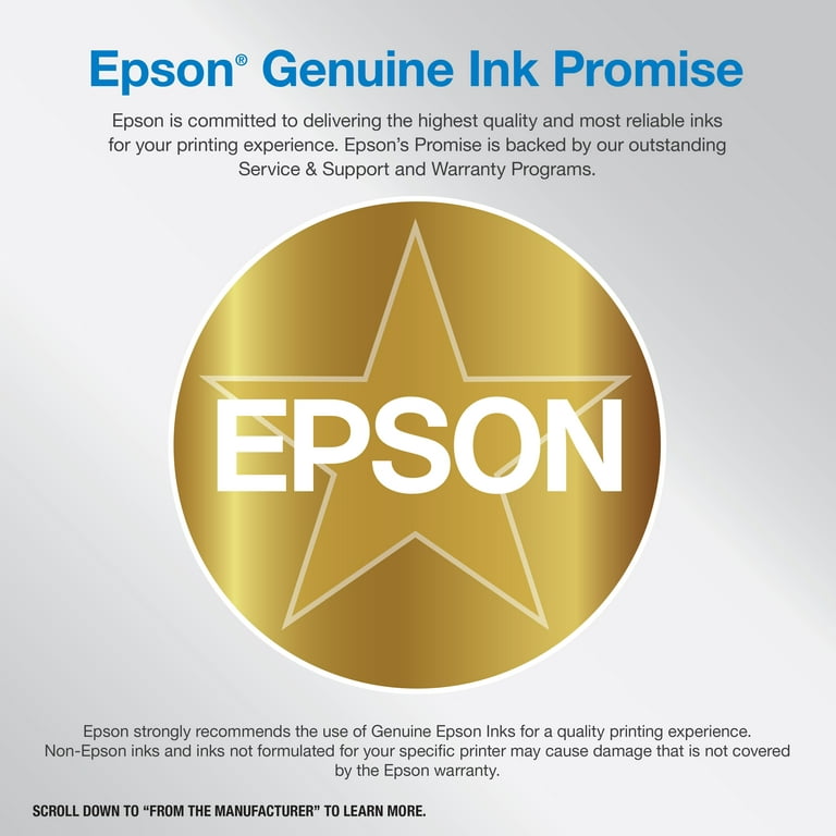 Epson EcoTank ET-2803 Wireless Color All-in-One Supertank Inkjet Printer,  White - Print Scan Copy - 10 ppm, 5760 x 1440 dpi, LCD Display, Borderless