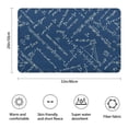thumbnail image 3 of Math Equations Physics Diagrams Blue Pattern Bathroom Rugs Mat,Non Slip Microfiber Bathroom Rug,Rubber Backing,Soft Bathroom Mats for Bathroom Floor,Tub and Shower,20x32in(50x80cm), 3 of 5