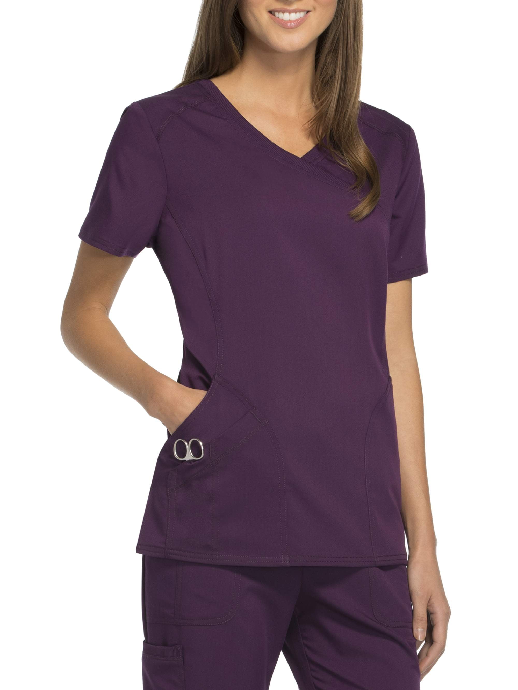 Scrubstar Women's Premium Mock Wrap Scrub Top
