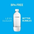 thumbnail image 3 of SodaStream 1 Liter Dishwasher-Safe Classic White Carbonating Bottle, 2 Count, 3 of 6