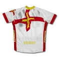 thumbnail image 2 of Guernsey Flag Short Sleeve Cycling Jersey  for Women - Size 3XL, 2 of 3