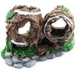 Lot de 100 mini animaux en résine - Petits sceaux lumineux - 4 styles - Chiot phosphorescent - Mini animaux marins - Figurines pour jardin féérique - Paysage d'aquarium - Mini animaux en résine