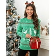 thumbnail image 2 of GymChoice Ugly Christmas Sweater for Women Funny Holiday Sweaters Tacky Christmas Sweaters, 2 of 6