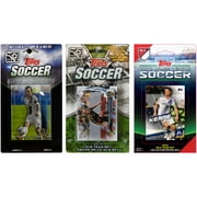 C&I Collectibles MLS Los Angeles Galaxy 3 Different Licensed Trading Card Team Sets O/S