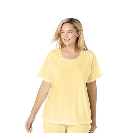 

Dreams & Co. Women s Plus Size Sleep Tee Pajama Top