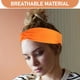 thumbnail image 3 of Diadema elástica con turbante para mujer, diadema con nudo trenzado, diadema para peinar el cabello (naranja), 3 of 4