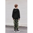 thumbnail image 6 of Arshiner Boys Sweatsuit Color Blocking Pullover Sweatshirt and Camouflage Pants Boys Fall Outfits, 6 of 6