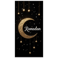 thumbnail image 4 of LUUFILx Ramadan Celebration Backdrop Crescent Moon Hanging Stars Night Decor Banner Festive Decorations Eid Mubarak Party Photography Props Ramadan Festival, 4 of 9