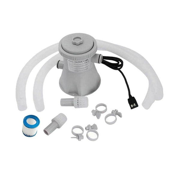 600 Gallons Swimming Pool Cartridge Filter Pump Circulation Pump Kit -US Standard