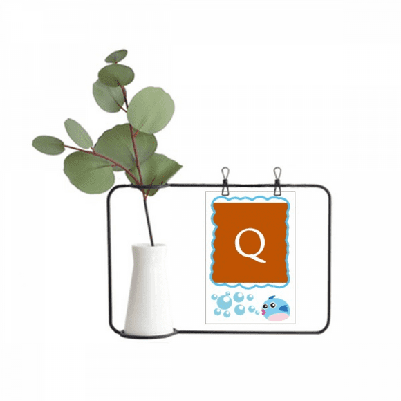 Currency Symbol Guatemala Quetzal GTQ Transparent Glass Hanging Vases Decoration Bottle