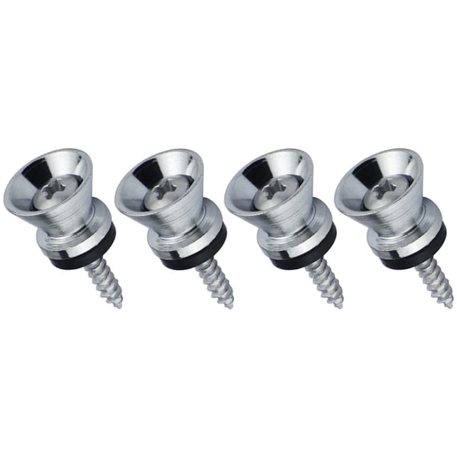 pines de metal para correa de guitarra, estilo clásico, compatibles con guitarra y bajo eléctrico acústico Adepaton CQ343-3