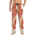 thumbnail image 4 of Traditional Chinese Patterns Men's Lightweight Pajama Bottoms Stretch Elastic Waist Side Pockets Spring Fall, 4 of 7