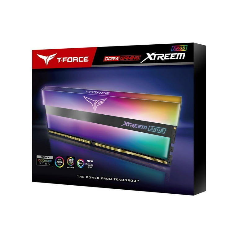 T-FORCE XTREEM 32GB（16GB×2）3200MHz T-Force XTREEM ARGB 32GB (2 x 16GB) DDR4 SDRAM Memory Kit
