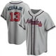 thumbnail image 1 of Nueva Camiseta De Béisbol Cardigan Warriors Baseball #13 Acuña Jr. Ropa Deportiva De Verano Gris-M(40), 1 of 2