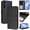Black, variant on Wallet Case For Samsung Galaxy S25, RFID Blocking Credit Card Holder,Premium PU Leather Folio Magnetic Closure Flip Kickstand Function with Hand Strap Shockproof Cover Women Men,Rose