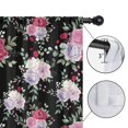 thumbnail image 4 of Blackout Kids Curtains,Pioneer Flower Floral Print Pattern Childrens Insulated Curtains Set Of 2,Bedroom Essentials,Toddler Room Decor 42"x63", 4 of 5
