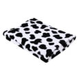 thumbnail image 1 of Tapis de Repos Imprimé Vache en Velours Corail Mignon pour Chat Chien, 1 of 3