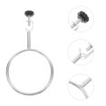 thumbnail image 1 of WHAMVOX Soporte Con Anillo De Hierro Plata Para Laboratorio Ideal Para Químicos Seguros, 1 of 8