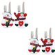 thumbnail image 1 of 4 bolsas de cubiertos de Navidad con diseño de muñeco de nieve, soporte para vajilla, cuchillo, tenedor, bolsa para decoración para la mesa de la cena en el hogar, fiesta festiva, decoración del árbol de Navidad Sailing Electrónica, 1 of 5
