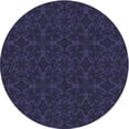 thumbnail image 1 of Ahgly Company Tapis Rond Lavable en Machine Intérieur Transitionnel Violet Pervenche Profond, 5 Pieds Rond, 1 of 7