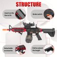 thumbnail image 3 of Electric Gel Ball Blaster M4 Splat Ball, Gel Blaster Gun With Water Beads, For Outdoor Activities-Fighting Shooting Team Game, Adult Toys And Kid Toys, 3 of 4