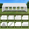 thumbnail image 2 of Towallmark 59 x 11 in White Event Outdoor Canopies, Waterproof, 2 of 7