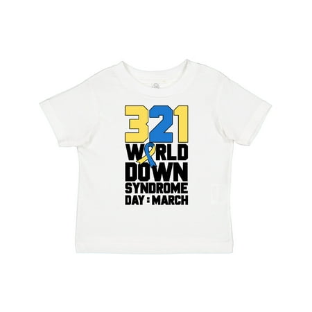 

Inktastic 321 is World Down Syndrome Day Boys or Girls Toddler T-Shirt