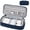 Navy Blue, variant on Cable Organizer Bag, Electronics Carrying Travel Case for Charger & Cords,Tech Accessories, Portable Power Bank (Black)