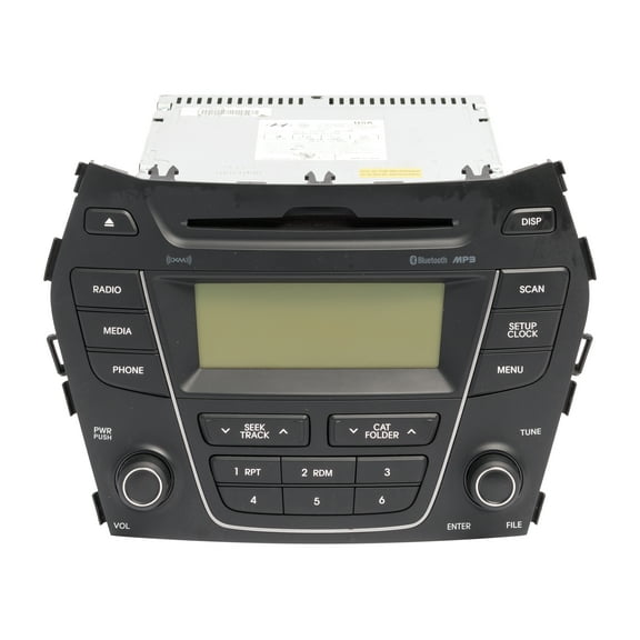 Restored 2015-16 Hyundai Santa fe AM FM Sirius MP3 Bluetooth Single-Disc CD 96170-4Z1504X (Refurbished)