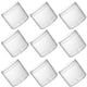thumbnail image 2 of Frascos de almacenamiento redondos de plástico transparente con tapa, tarros de almacenamiento de miel y cereales reutilizables, 15 Uds., 2 of 6