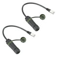 thumbnail image 1 of Acoplador RJ45 Impermeable Uxcell, Cabeza Única Hembra a Hembra Apantallada IP68 con Cable de Red para Cat6/Cat5e/Cat5, Paquete de 2, 1 of 6