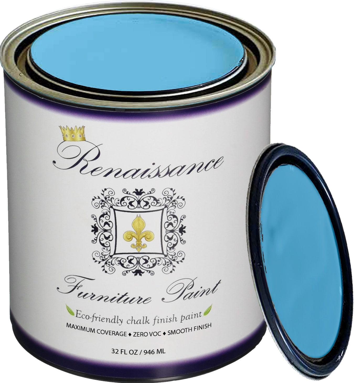 Renaissance Chalk Finish Paint Celestial Blue Quart 32oz Chalk E459e091 80cb 481f Af7b Ce5bc4d704ec 1.ca29d125b819ca50644958686a9baad1